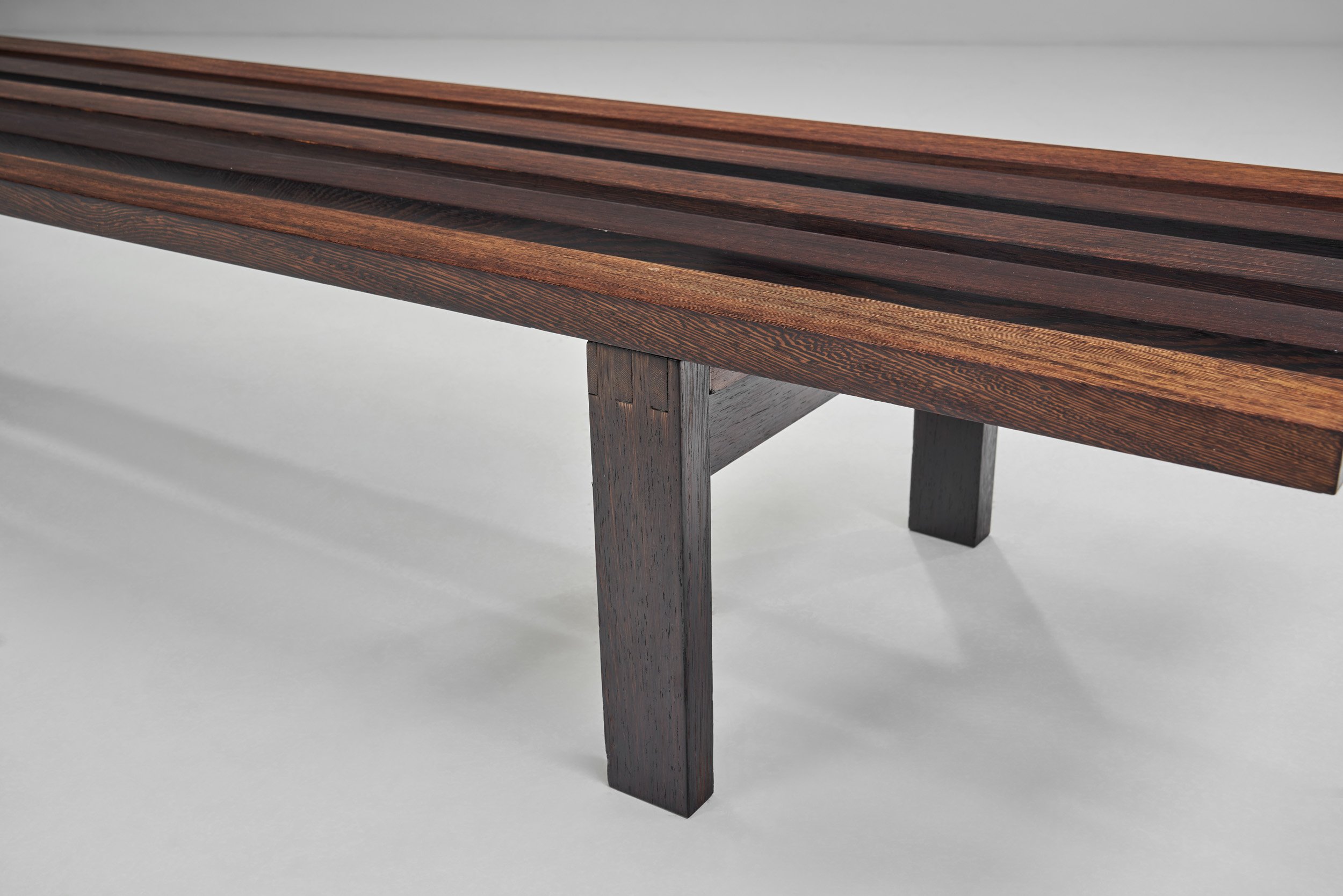 〆1/31 WHITE_WOOD_BENCH #1 Andaman Avis Wooden Bench with White Upholstered Seat